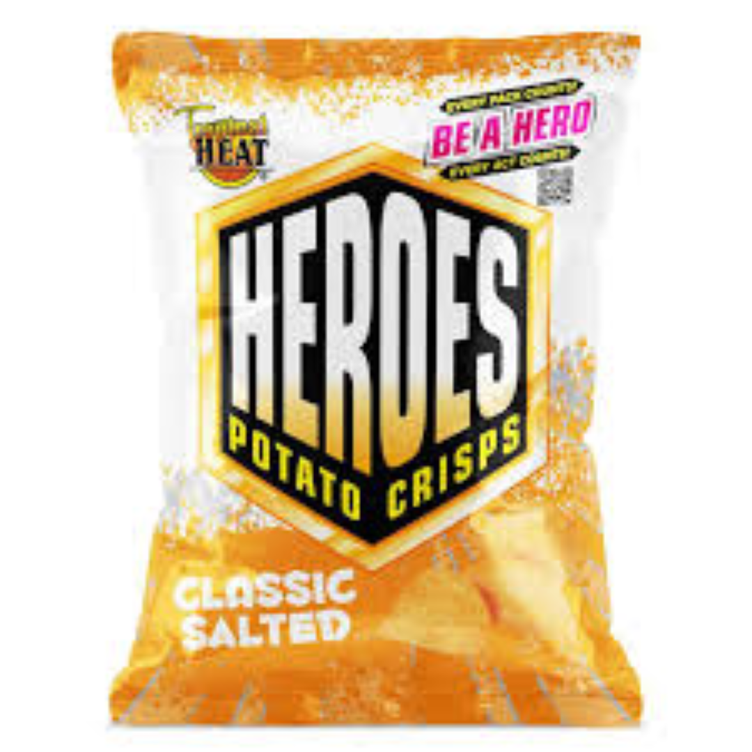 HEROES CRISPS SALTED 40G